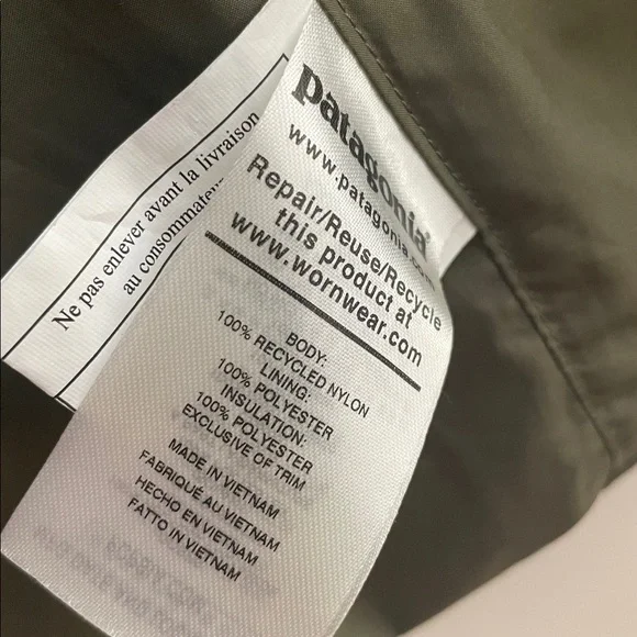 Patagonia Women's RADALIE Green Puffer Jacket M EUC - Picture 6 of 8